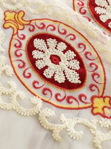 Rèm đơn bảng thêu hoa - Nhiều màu - Xem 5