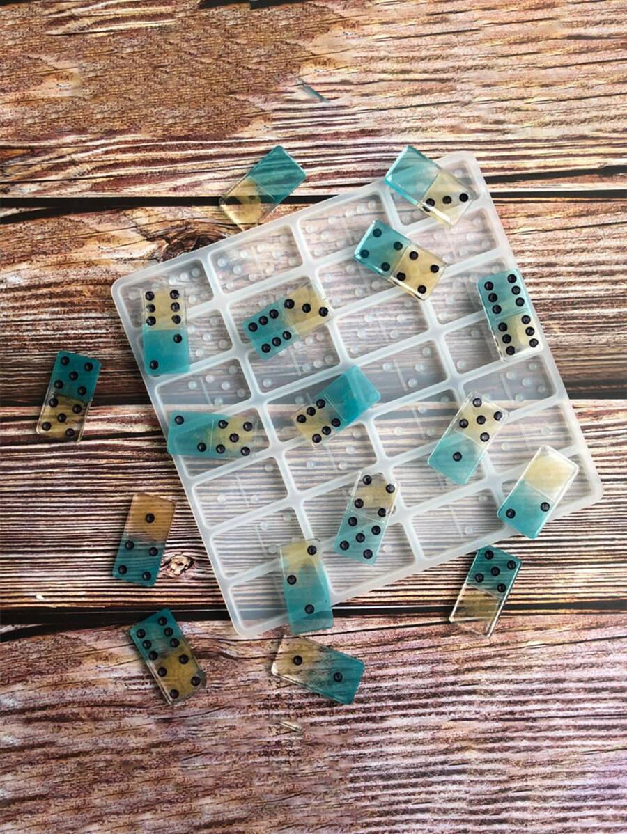 1 件普通 DIY 硅胶模具，9 格 DIY 硅胶模具 - 白色 - 查看 1