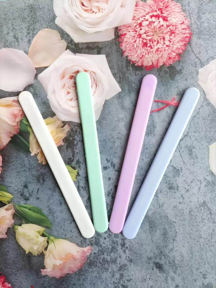 4pcs Random DIY Silicone Stirring Rod - Multicolor - View 1