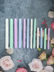 4pcs Random DIY Silicone Stirring Rod - Multicolor - View 2