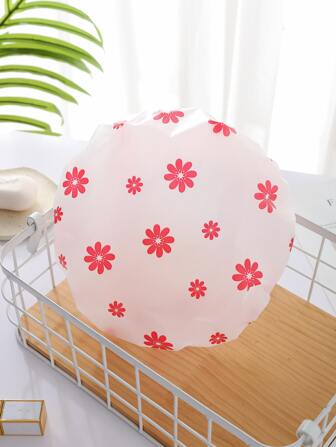 1 st duschmössa med blommönster, vattentät PEVA-badmössa för badrum, badrumsinredning, höstdekor, tillbaka till skolan