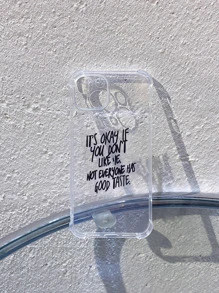 標語圖案透明手機殼 - 彩色 - 查看 4