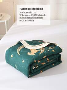 Eid Sheep Print Quilted Bedspread