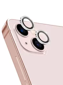 2 miếng dán bảo vệ ống kính camera hình mắt đại bàng sáng bóng, tương thích với iPhone 12/13/14/15/15/12mini/13mini/14Plus/15Plus/16Plus, trang trí và bảo vệ camera của bạn. - Bạc - Xem 2