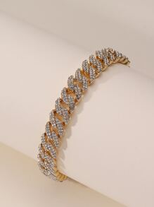 Vòng đeo chân trang trí bằng Rhinestone - Vàng - Xem 5