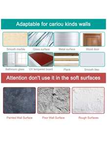 1 件套浴室懒人壁挂式牙刷架自动牙膏分配器套装家居浴室装饰秋季装饰返校 - 黑與白 - 查看 6