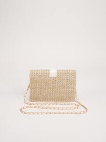 Túi Crossbody Nữ Khóa Kỳ nghỉ - Màu Khaki - Xem 2