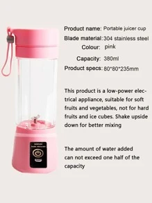 1 pieza Taza portátil - Rosa - Ver 5