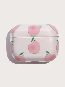 桃子樣式透明保護殼適用於AirPods Pro - 彩色 - 查看 4