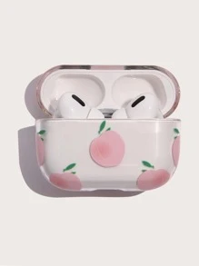桃子樣式透明保護殼適用於AirPods Pro - 彩色 - 查看 1