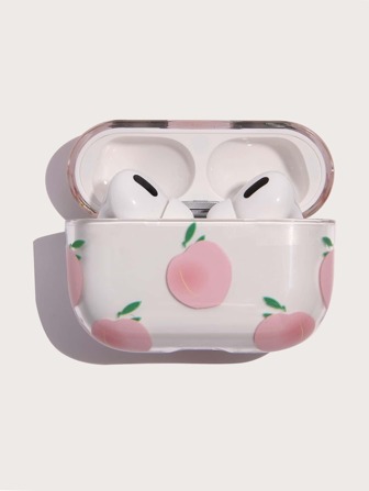桃子樣式透明保護殼適用於AirPods Pro