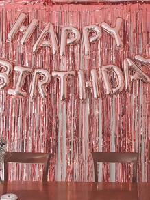 13 piezas Globo decorativo de cumpleaños - Oro rosa - Ver 2