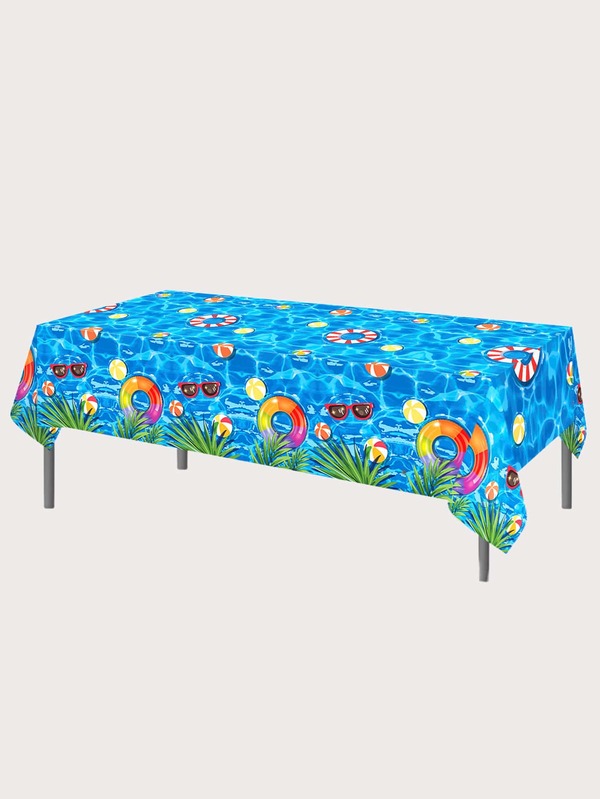 Pool Party Disposable Table Cover | SHEIN USA