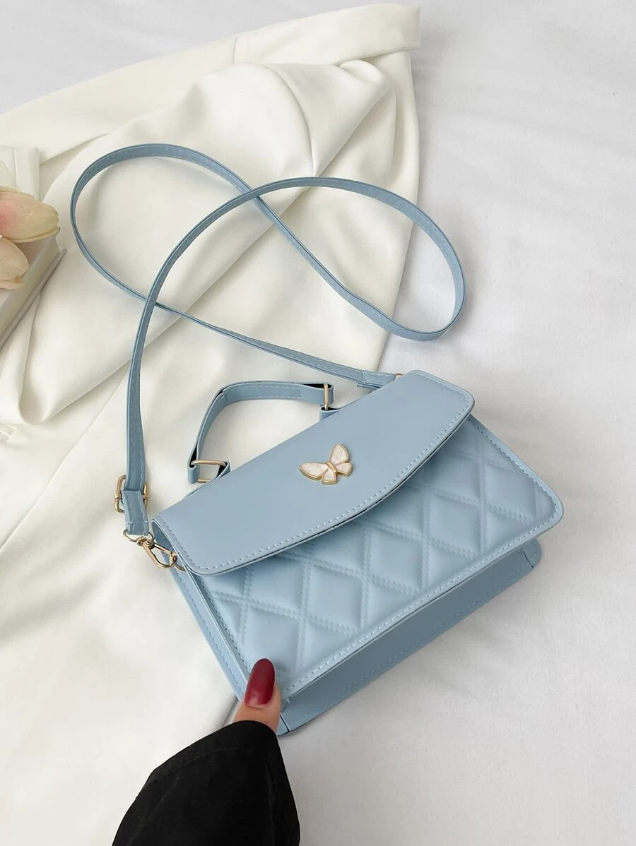 Túi đeo chéo Nữ Có thể điều chỉnh được Đúng mốt - Màu xanh lam - Xem 1