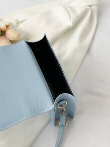 Túi đeo chéo Nữ Có thể điều chỉnh được Đúng mốt - Màu xanh lam - Xem 2