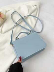 Túi đeo chéo Nữ Có thể điều chỉnh được Đúng mốt - Màu xanh lam - Xem 3