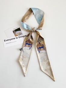 Khăn quàng cổ có hình và chữ - Nhiều màu - Xem 1