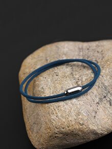 Pulsera de hebilla de atracción magnética de moda y popular para hombres para regalo de joyería y para una apariencia elegante