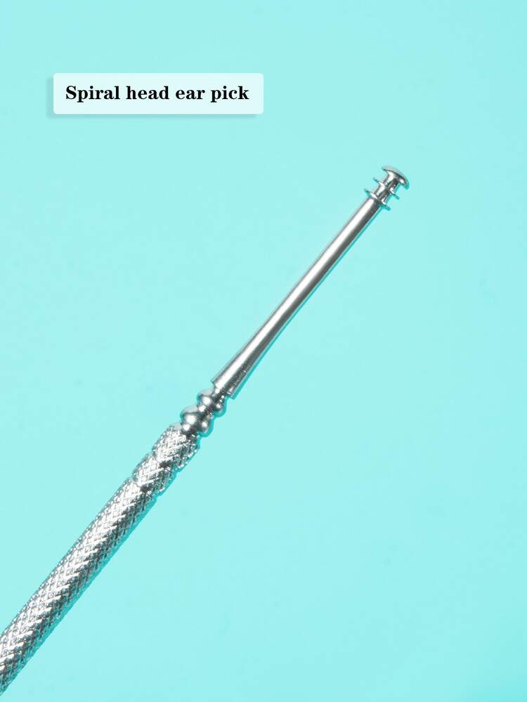 1pc Ear Wax Removal - Silver - View 4