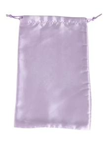 1pc Satin Wig Storage Bag - Mauve Purple - View 7