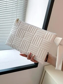 Túi Vuông Tối giản Chi tiết đường khâu Túi Vuông , Đối với phụ nữ , & Cổ cồn trắng Công nhân
工人 , Đối với Lady , Cho Nữ Son môi , Đối với , Đối với Dạ hội , Cho đám cưới , Cho bữa tiệc - trắng - Xem 7