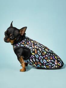 PETSIN 1pc Leopard Print Pet Tank