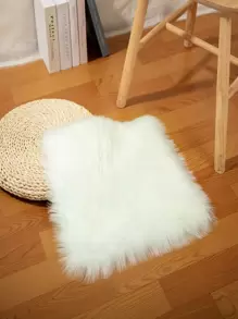 1pc Home Living Room Bedroom Study Room Small Mat, 14*71 Inches, Chair Cushion Pad For Home Use - White - View 3