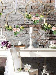 1pc DIY Iron Ring - Gold - View 2