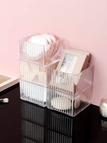 1pc Cosmetic Storage Holder - Clear - View 1