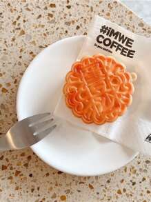 Hộp đựng thiết kế bánh trung thu 3D tương thích với Airpods - Màu vàng - Xem 6