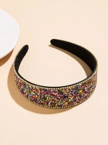 立方氧化鋯裝飾頭帶，優雅款式 - 彩色 - 查看 3