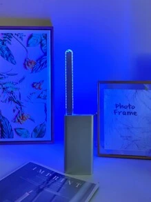 1 件 24LED 蓝光 USB 灯，氛围灯管，房间装饰氛围灯，补充照明，无开关 - 藍色 - 查看 2