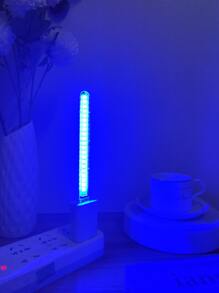 1 件 24LED 蓝光 USB 灯，氛围灯管，房间装饰氛围灯，补充照明，无开关 - 藍色 - 查看 3
