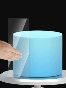 1pc Clear Cake Scraper - Trong sáng - Xem 6