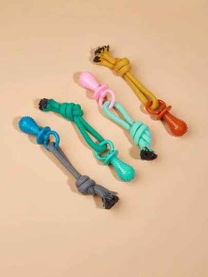 1入組隨機色設計寵物磨牙玩具