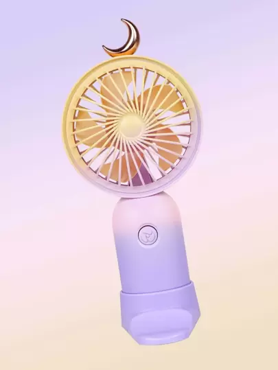 AOYI Charging Portable Mini Handheld Fan With Color Gradient + Usb Cable