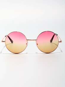 Ombre Retro Beach Style Fashion Glasses (With Glasses Lanyard Included) For Summer Beach Vacation,Outdoor,Travel - Multicolor - View 4