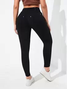 Rivivi 女式休闲纯色修身长裤