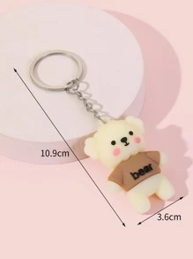 Móc khóa gấu hoạt hình quyến rũ - Nhiều màu - Xem 4