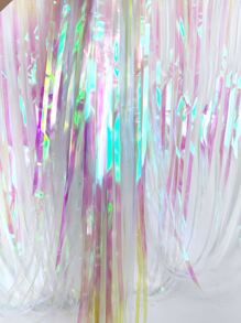 1入組塑膠流蘇窗簾 - 粉色 - 查看 4