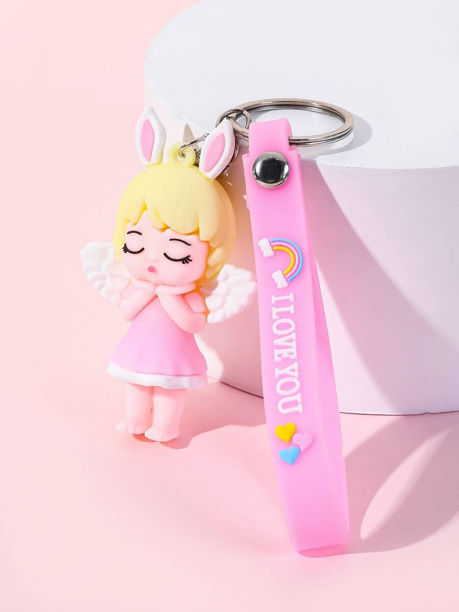 Figure Charm Keychain - Multicolor - View 1