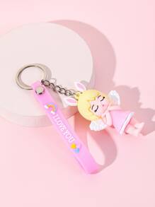 Figure Charm Keychain - Multicolor - View 2