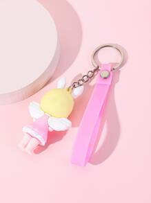Figure Charm Keychain - Multicolor - View 3