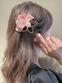 Flower Decor Hair Clip - Multicolor - View 2