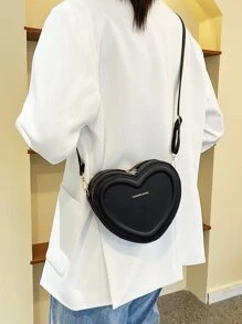 Letter Graphic Heart Design Novelty Bag, Mother's Day Gift For Mom, Perfect Valentine's Day Gift For Her, Best Valentines' Gift Choice Ever Valentines