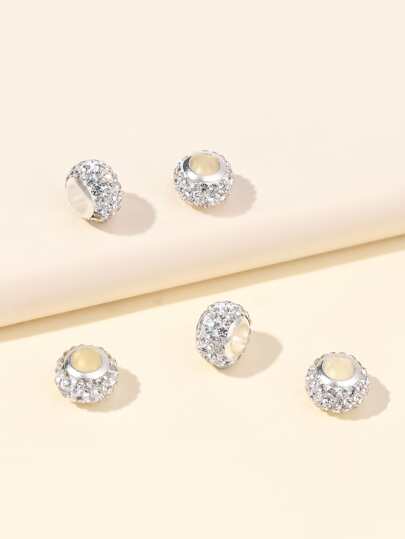 5pcs Rhinestone Decor Bead
