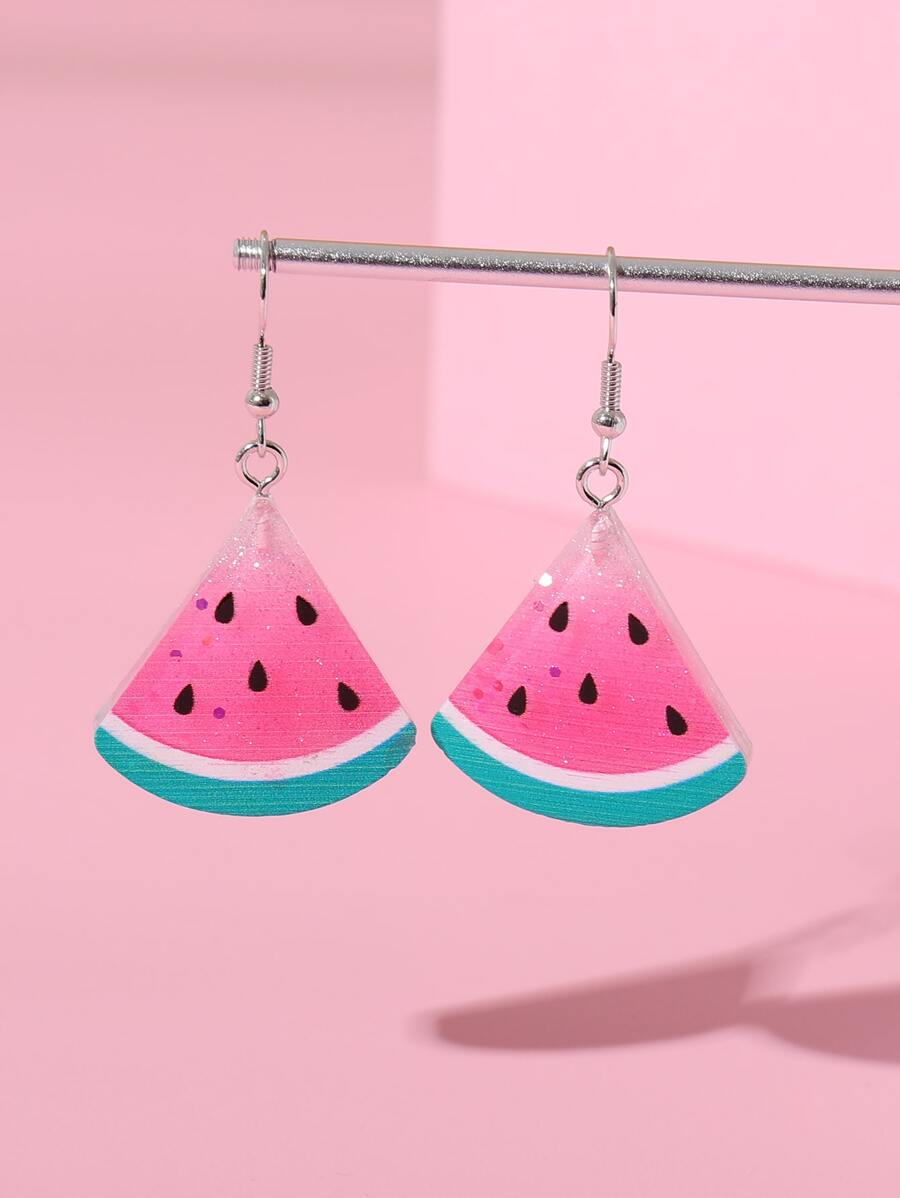 Pendientes para niños Fruta - Rosado Sandía - Ver 1