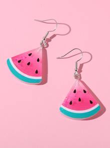 Pendientes para niños Fruta - Rosado Sandía - Ver 2