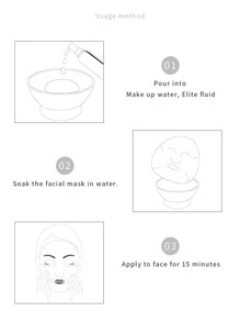 30pcs Facial Compressed Charcoal Mask Particles Nonwoven Sheet Moisturizing Mask For Face - Black - View 4