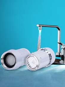 Đèn vòi LED, đèn nhấp nháy nhiều màu, không cần pin, sử dụng kép cho nhà bếp và phòng tắm, vòi chậu rửa kiểu bong bóng đổi màu, đồ trang trí nhà dùng nước, hoàn hảo cho quán bar - Nhiều màu - Xem 3